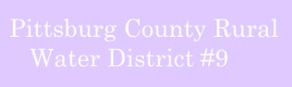Pittsburg County Rural Water District #9